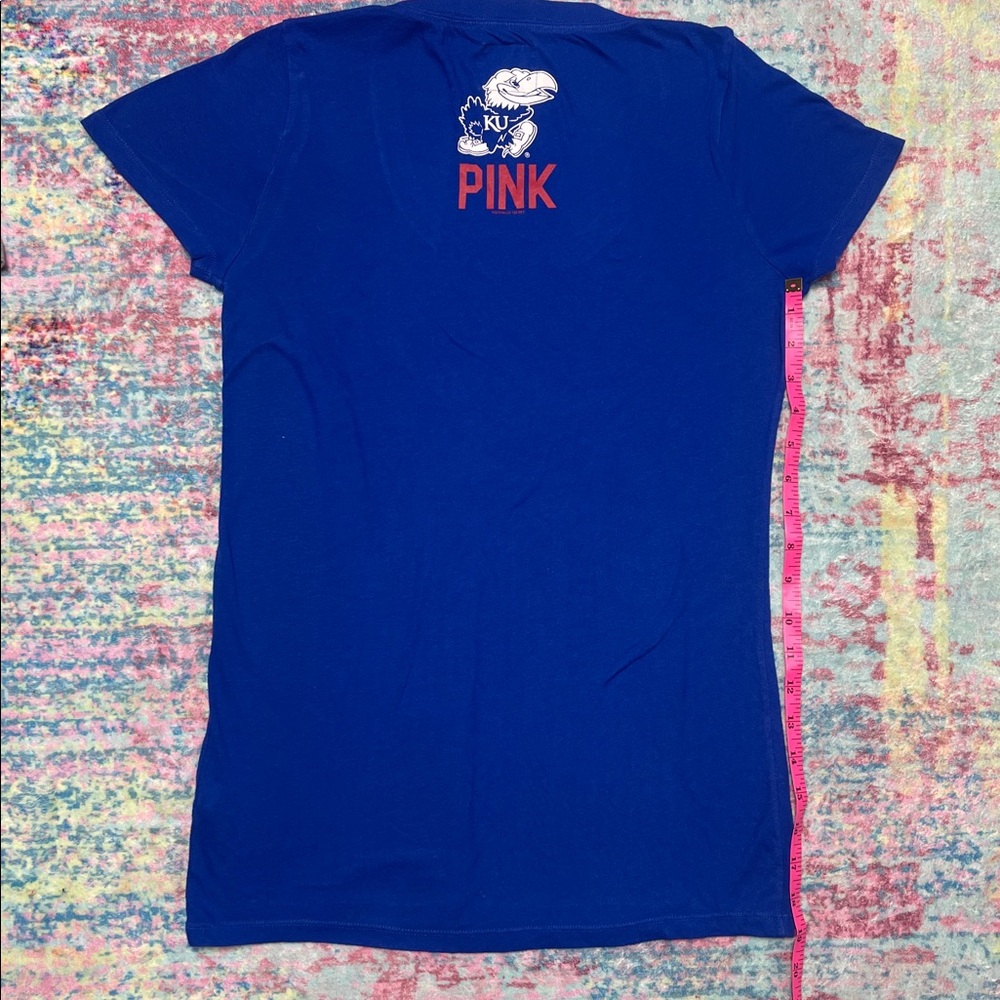 PINK Victoria's Secret Blue Rock Chalk Tee - Picture 5 of 8